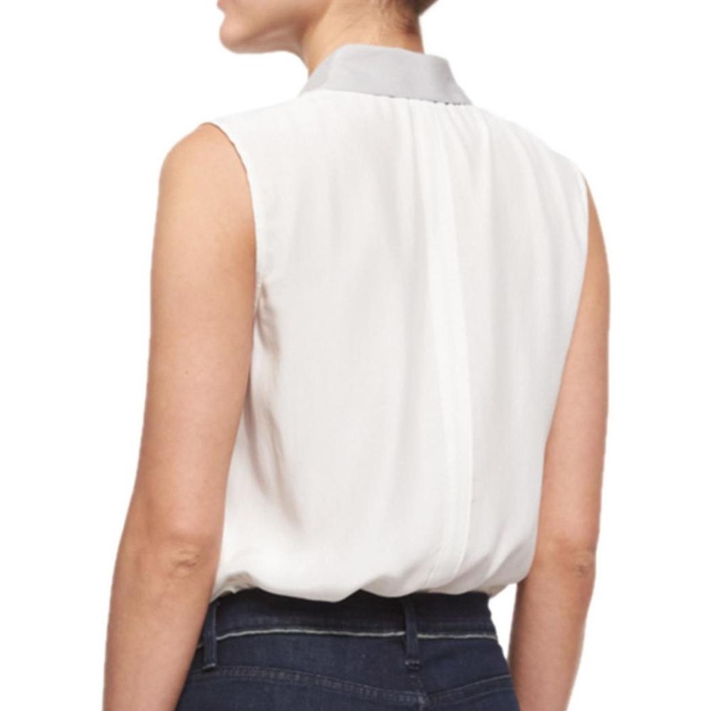 Frame Silk Sleeveless Top - Picture 3 of 8